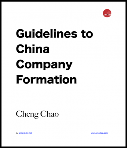 Guidelines to China Company Formation